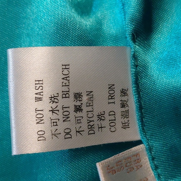 Teal Rabbit Fur Women's Jacket - Picture 7 of 9